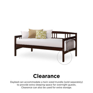 DHP Kayden Wood Daybed - Espresso