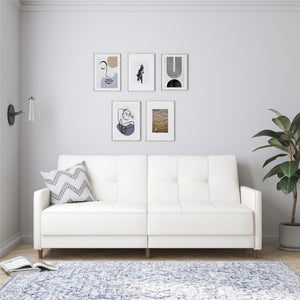 DHP Andora Futon Sofa Bed - White