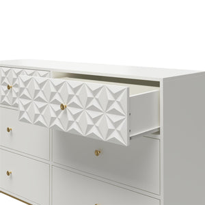 CosmoLiving Blair 6 Drawer Dresser - White