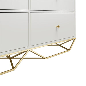 CosmoLiving Blair 6 Drawer Dresser - White