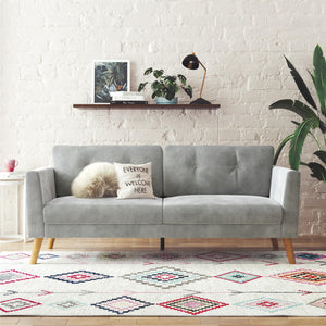 CosmoLiving Gloria Sofa - Light Gray