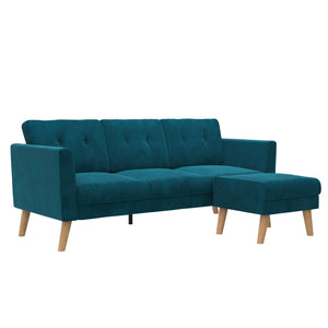 CosmoLiving Gloria Sofa Sectional - Blue