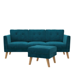 CosmoLiving Gloria Sofa Sectional - Blue
