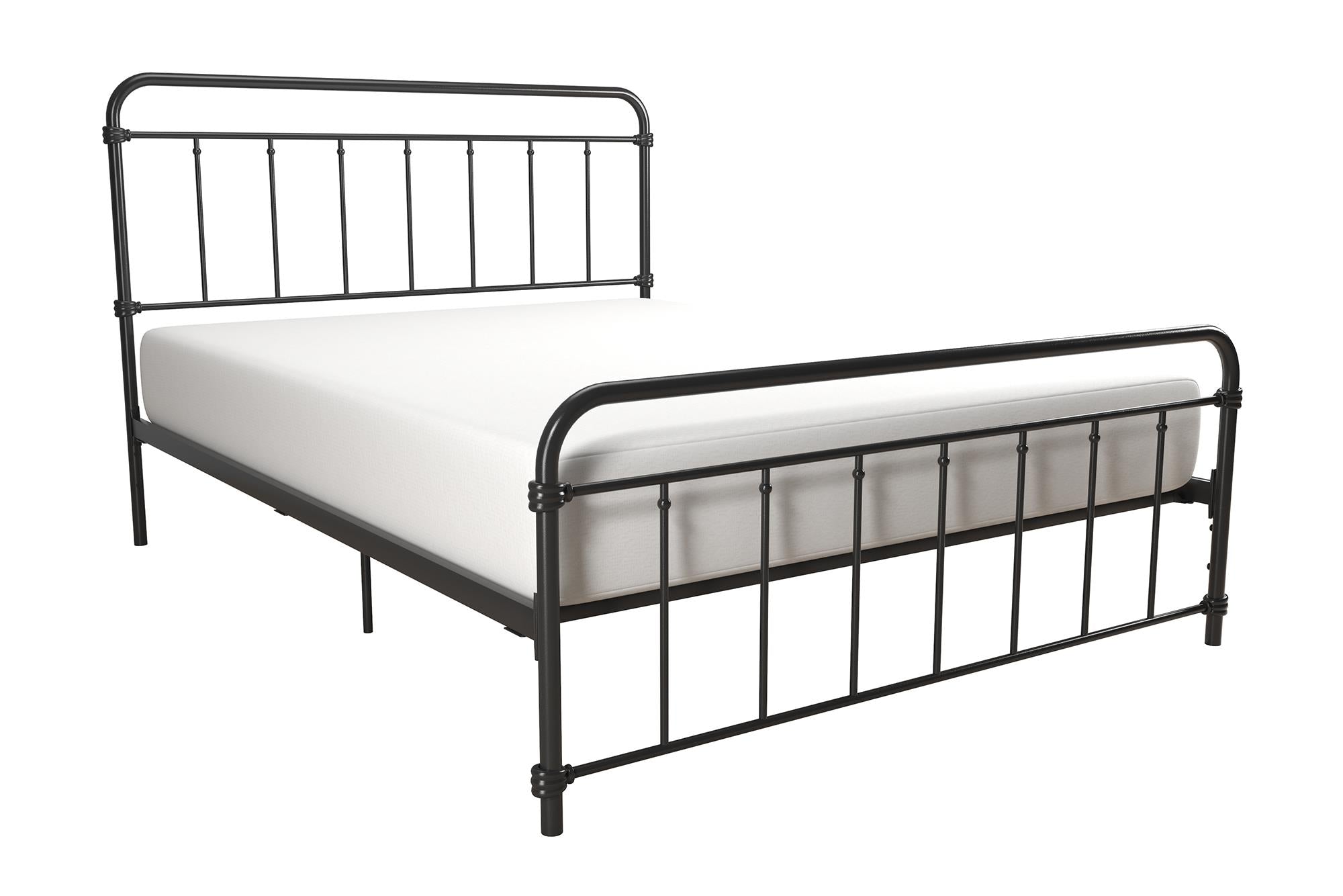 DHP Wallace Metal Bed Frame - Black - Queen