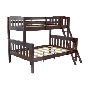 DHP Airlie Kids' Wood Bunk Bed - Espresso - Twin-Over-Full