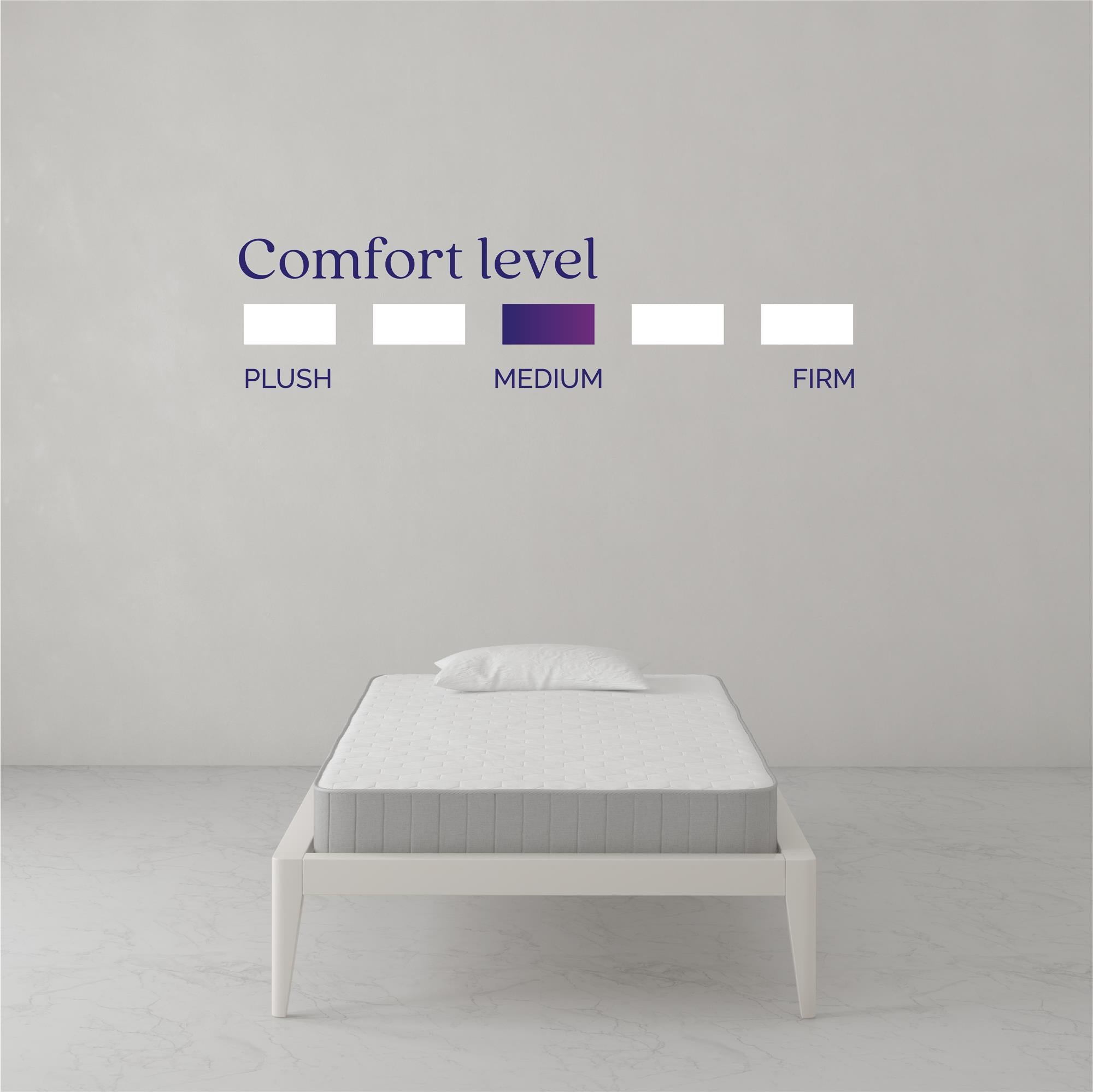 Signature Sleep Tranquility 6" Bonnell Coil Mattress - White - Twin