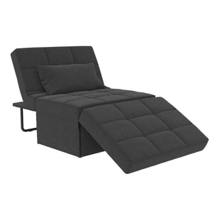 RealRooms 4-in-1 Sofa, Gray Linen - Gray