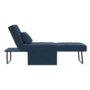 RealRooms 4-in-1 Sofa, Blue Linen - Blue