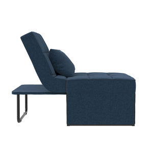 RealRooms 4-in-1 Sofa, Blue Linen - Blue