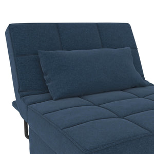 RealRooms 4-in-1 Sofa, Blue Linen - Blue