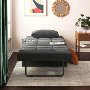 RealRooms 4-in-1 Sofa, Gray Linen - Gray
