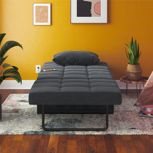 RealRooms 4-in-1 Sofa, Gray Linen - Gray