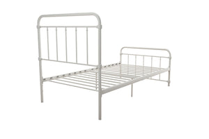 DHP Wallace Metal Bed Frame - White - Twin