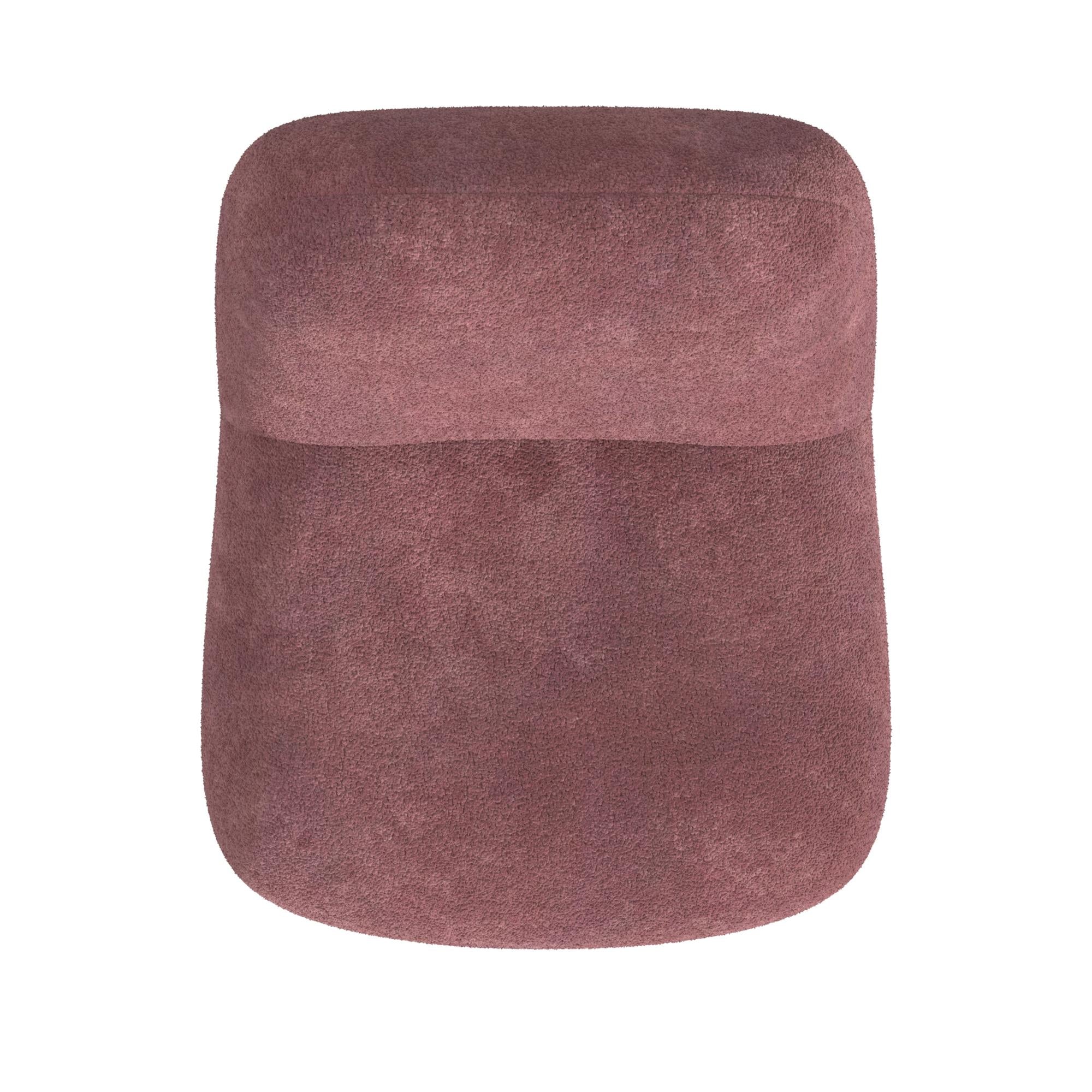 Cortney's Collection Crosby Boucle Swivel Chair - Berry