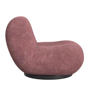 Cortney's Collection Crosby Boucle Swivel Chair - Berry