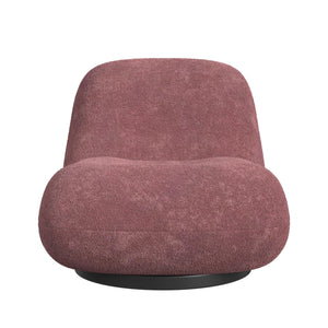 Cortney's Collection Crosby Boucle Swivel Chair - Berry