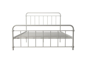 DHP Wallace Metal Bed Frame - White - Queen
