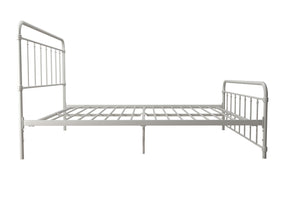 DHP Wallace Metal Bed Frame - White - Queen