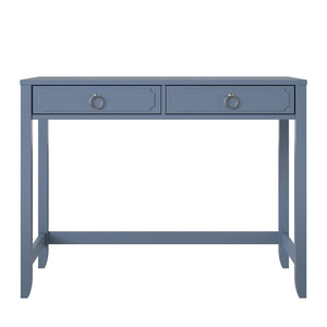 Novogratz Her Majesty 2 Drawer Writing Desk - Blue
