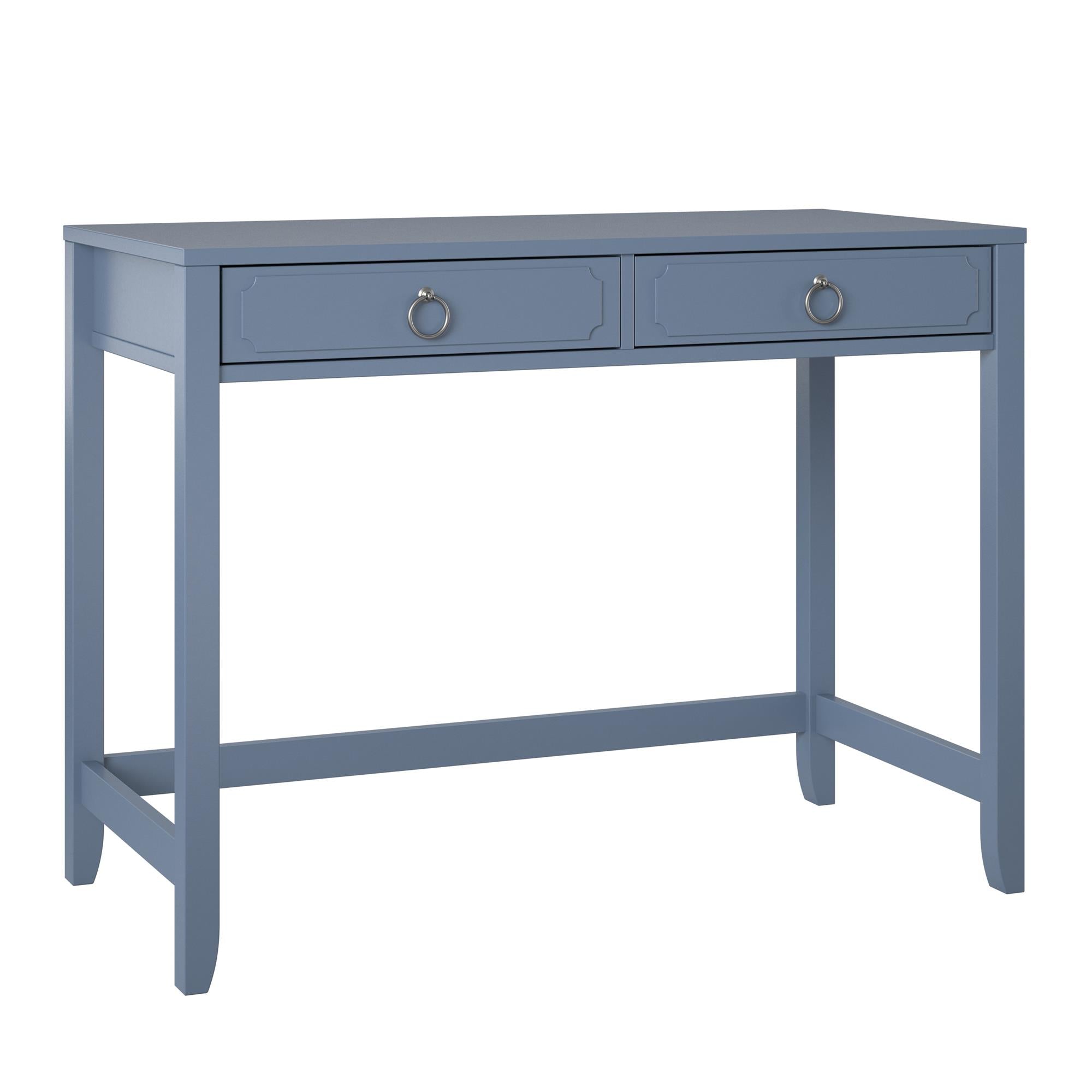Novogratz Her Majesty 2 Drawer Writing Desk - Blue