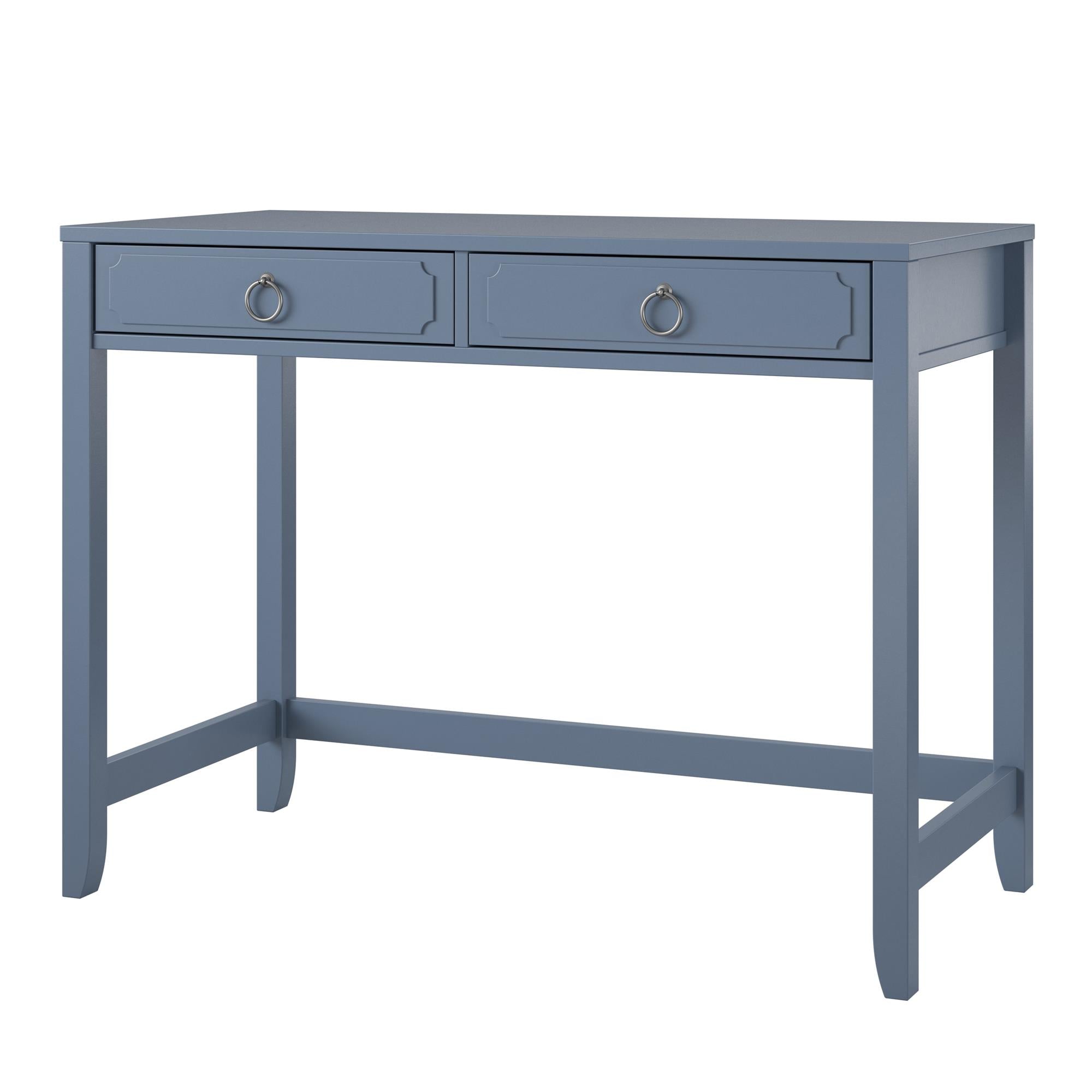Novogratz Her Majesty 2 Drawer Writing Desk - Blue