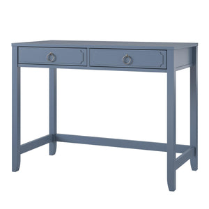 Novogratz Her Majesty 2 Drawer Writing Desk - Blue