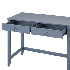 Novogratz Her Majesty 2 Drawer Writing Desk - Blue