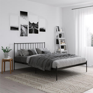 RealRooms Ares Metal Bed - Black - King
