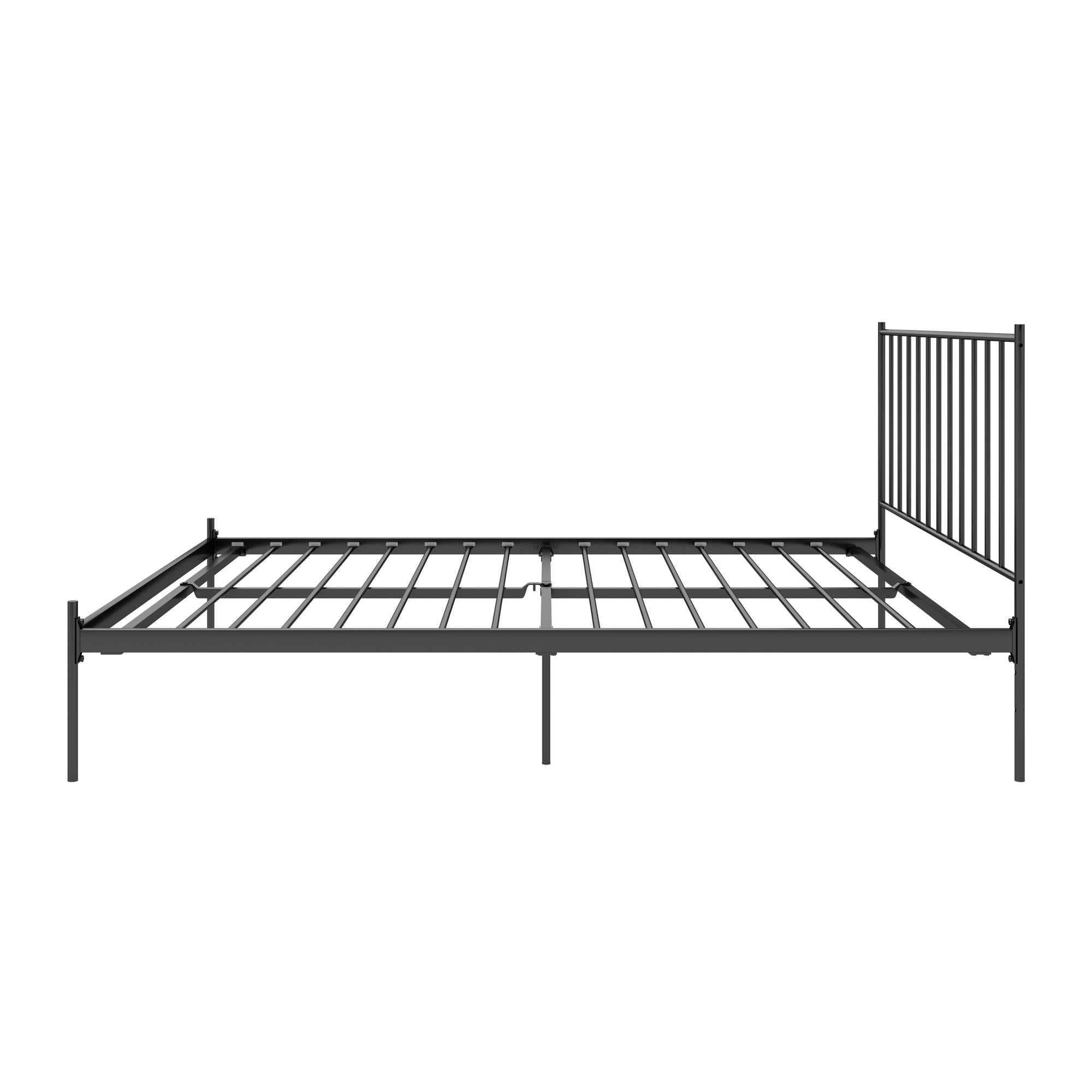 RealRooms Ares Metal Bed - Black - King