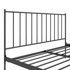RealRooms Ares Metal Bed - Black - King