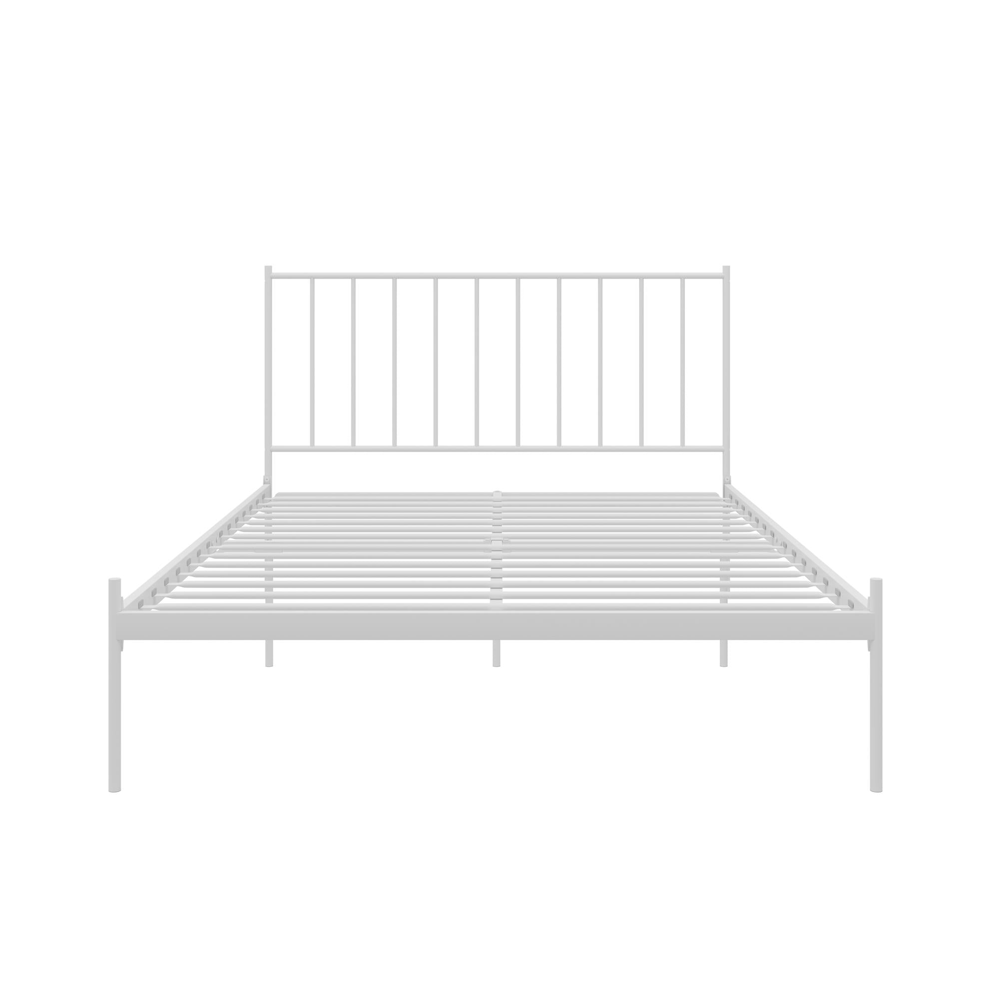 RealRooms Ares Metal Bed - White - Queen