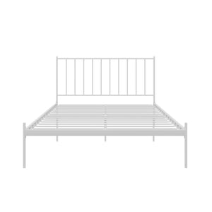 RealRooms Ares Metal Bed - White - Queen