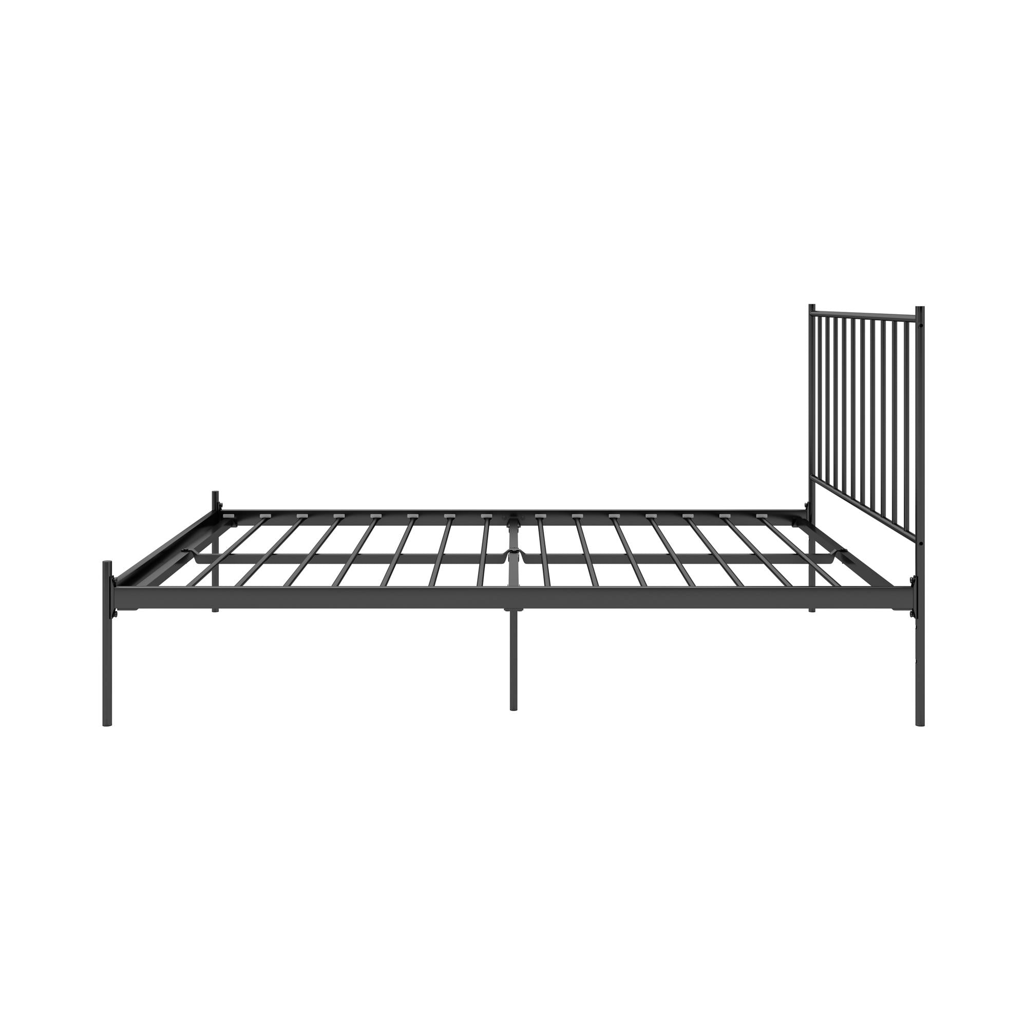 RealRooms Ares Metal Bed - Black - Full