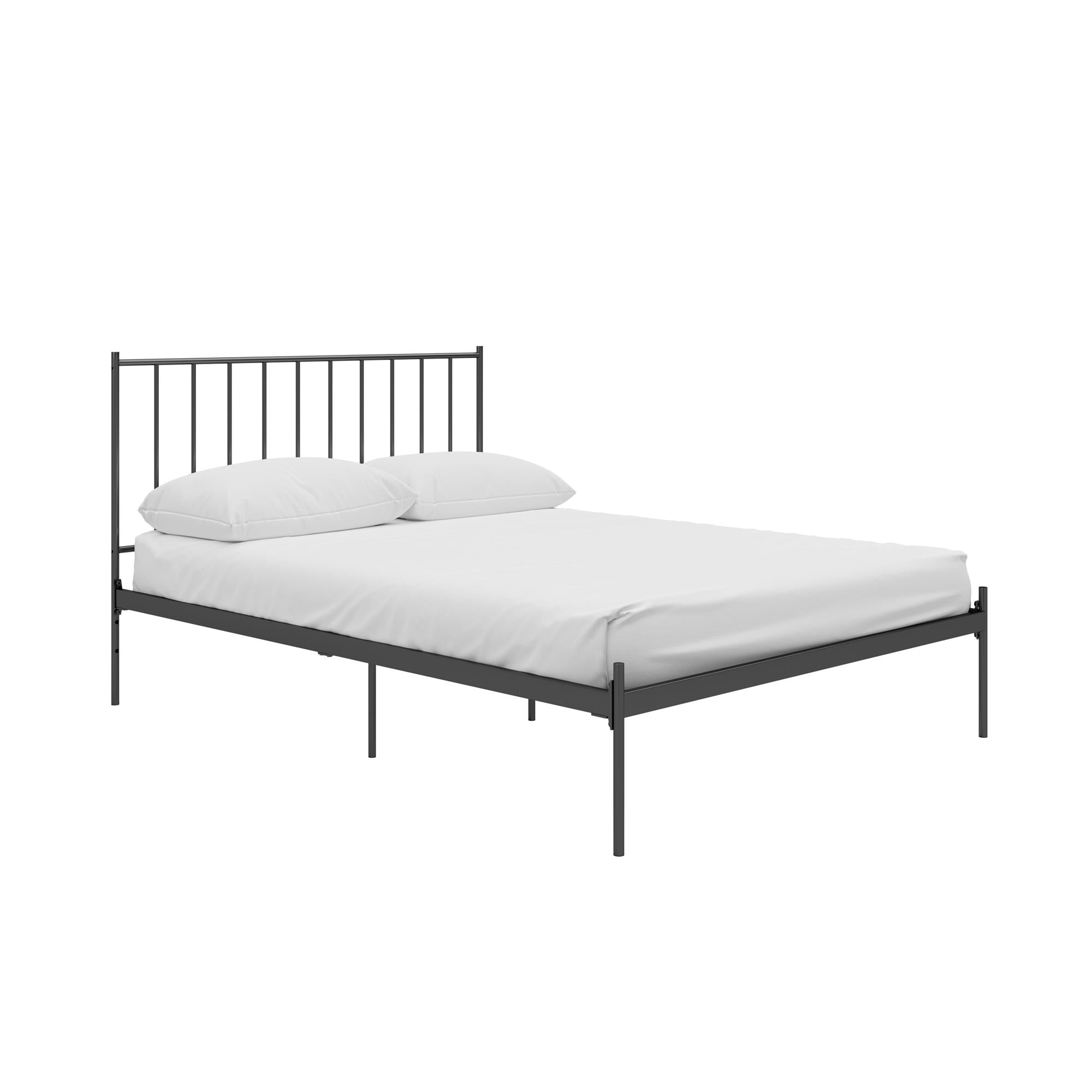 RealRooms Ares Metal Bed - Black - Full