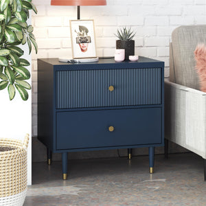 CosmoLiving Elizabeth Nightstand - Navy