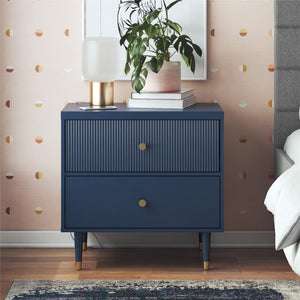 CosmoLiving Elizabeth Nightstand - Navy