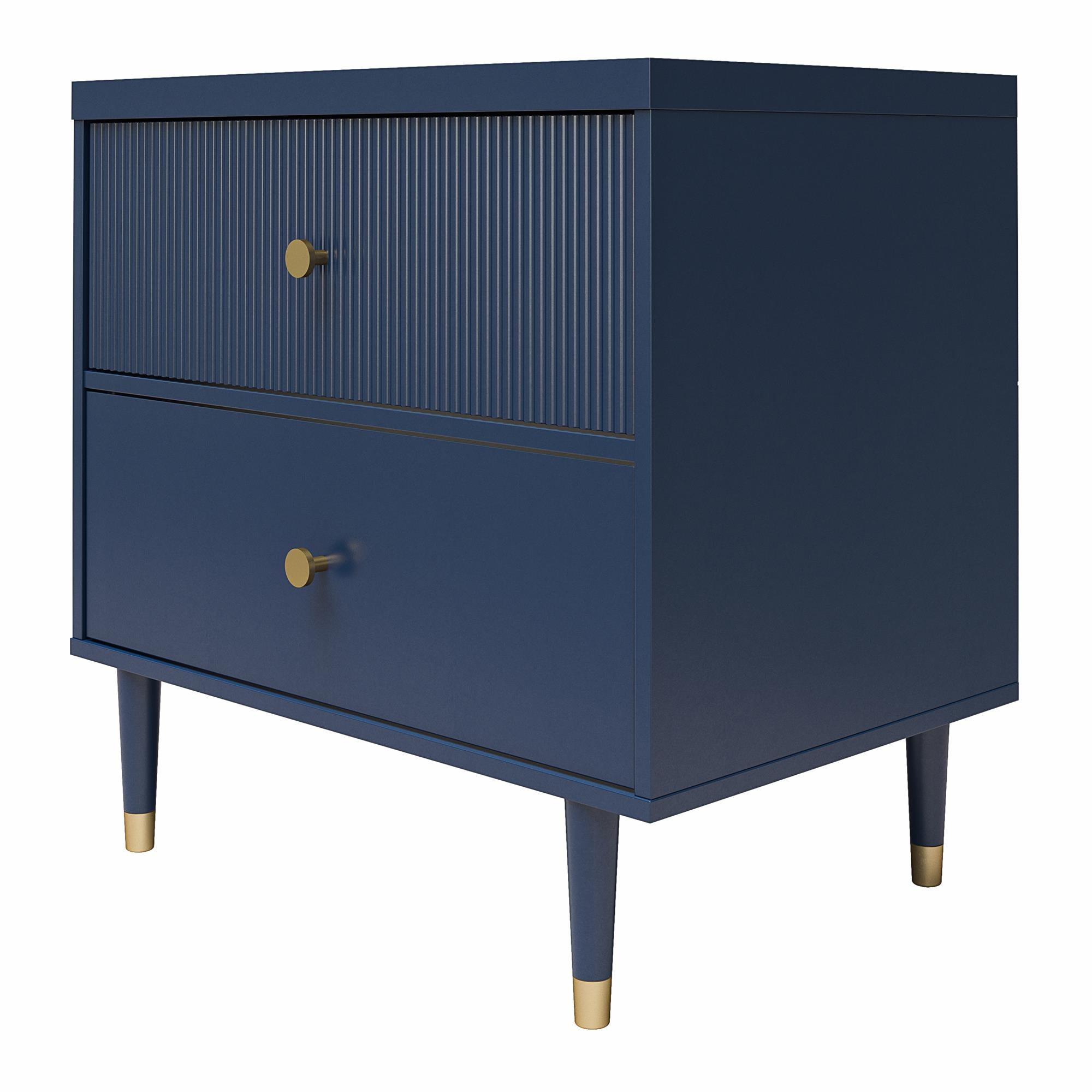 CosmoLiving Elizabeth Nightstand - Navy