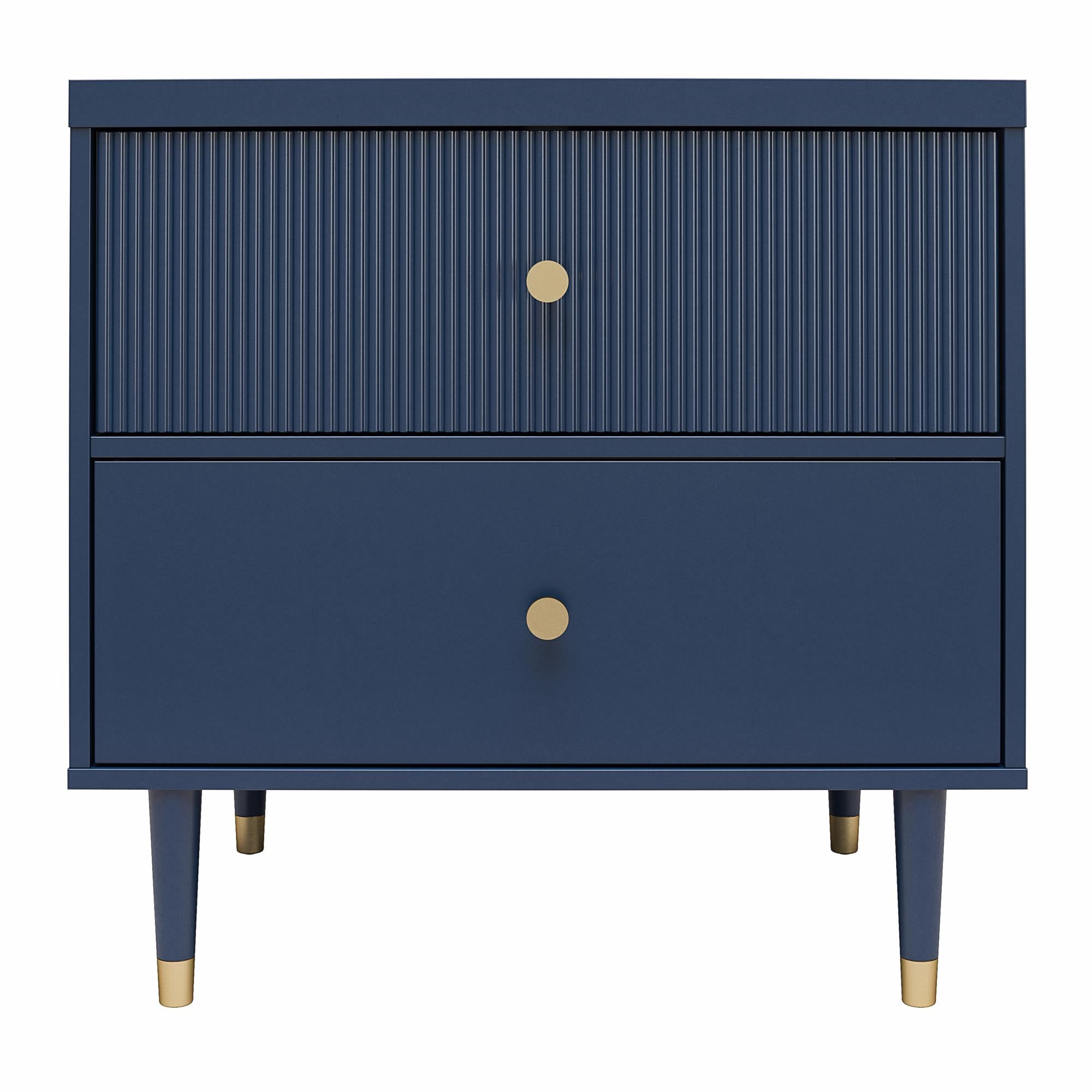 CosmoLiving Elizabeth Nightstand - Navy