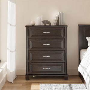 Ameriwood Home Hillview 4 Drawer Dresser - Espresso