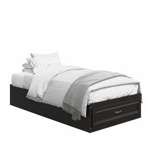 Ameriwood Home Hillview Twin Platform Bed with Storage Drawer - Espresso