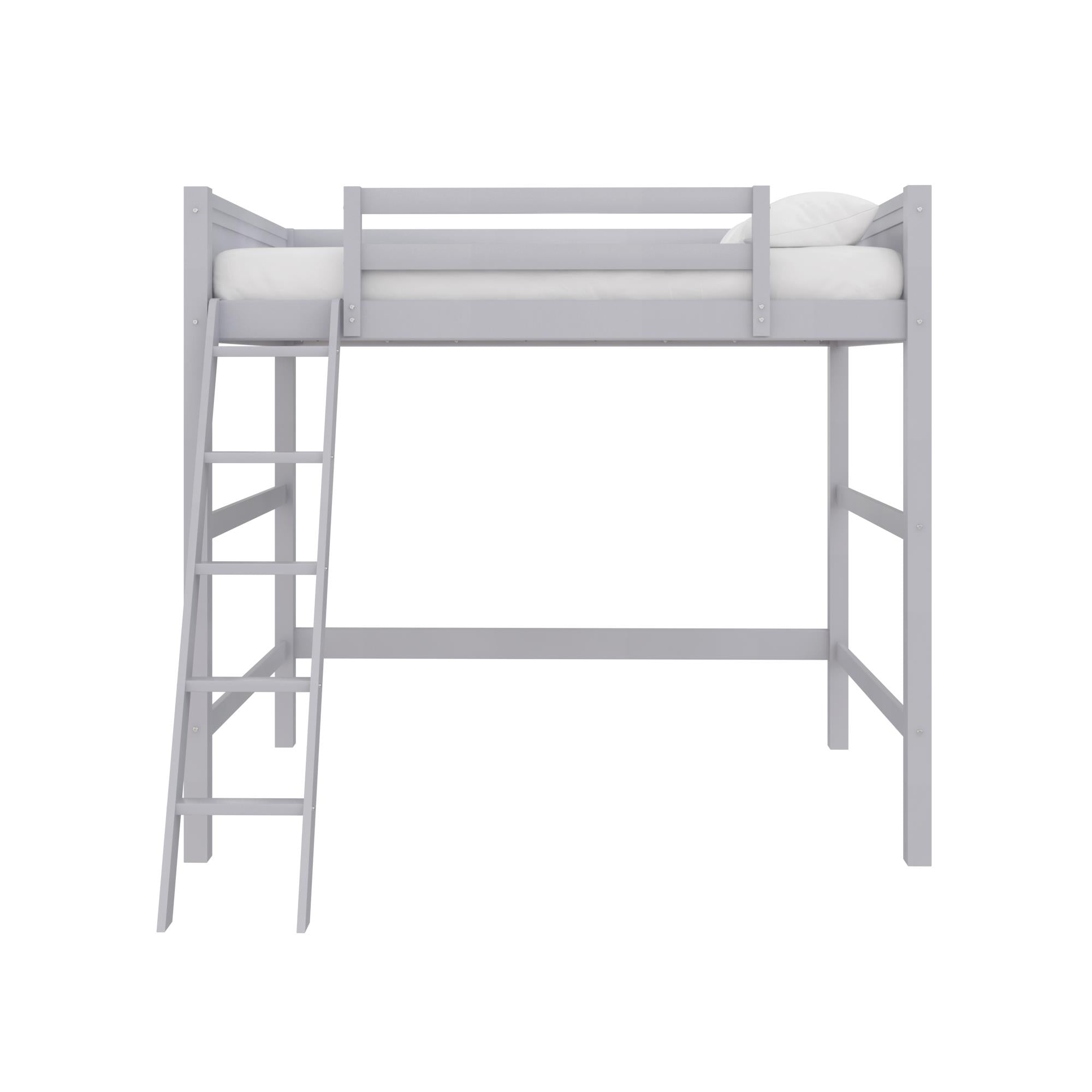 DHP Denver Kids' Loft Bed - Gray - Full