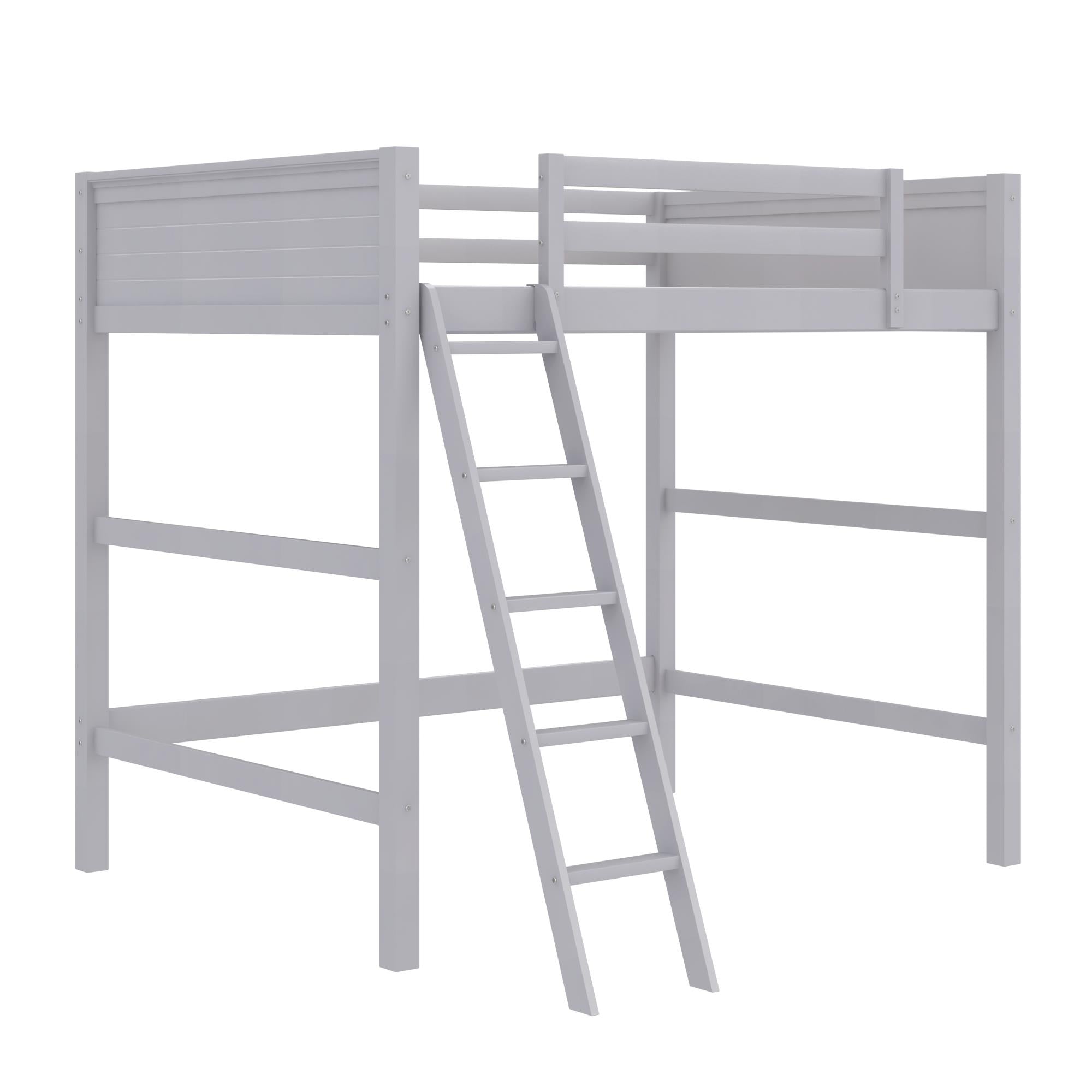 DHP Denver Kids' Loft Bed - Gray - Full
