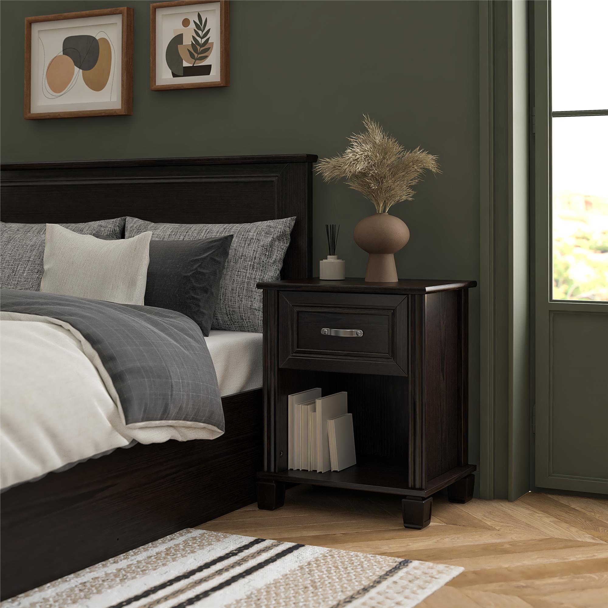 Ameriwood Home Hillview Nightstand - Espresso