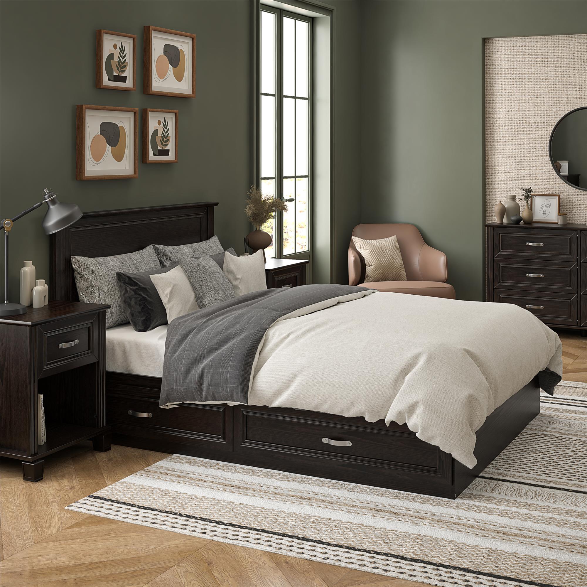 Ameriwood Home Hillview Full Headboard - Espresso