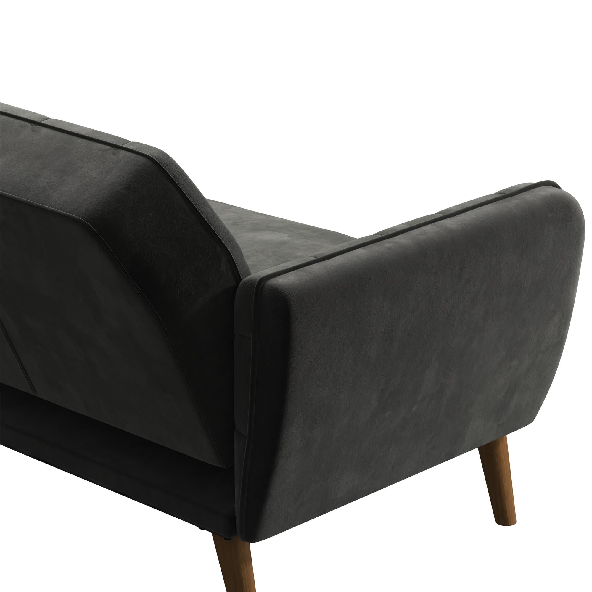 Novogratz Tallulah Memory Foam Futon Sofa Bed - Gray