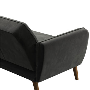Novogratz Tallulah Memory Foam Futon Sofa Bed - Gray