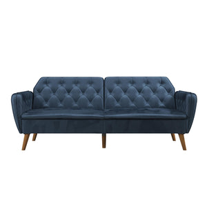 Novogratz Tallulah Memory Foam Futon Sofa Bed - Blue