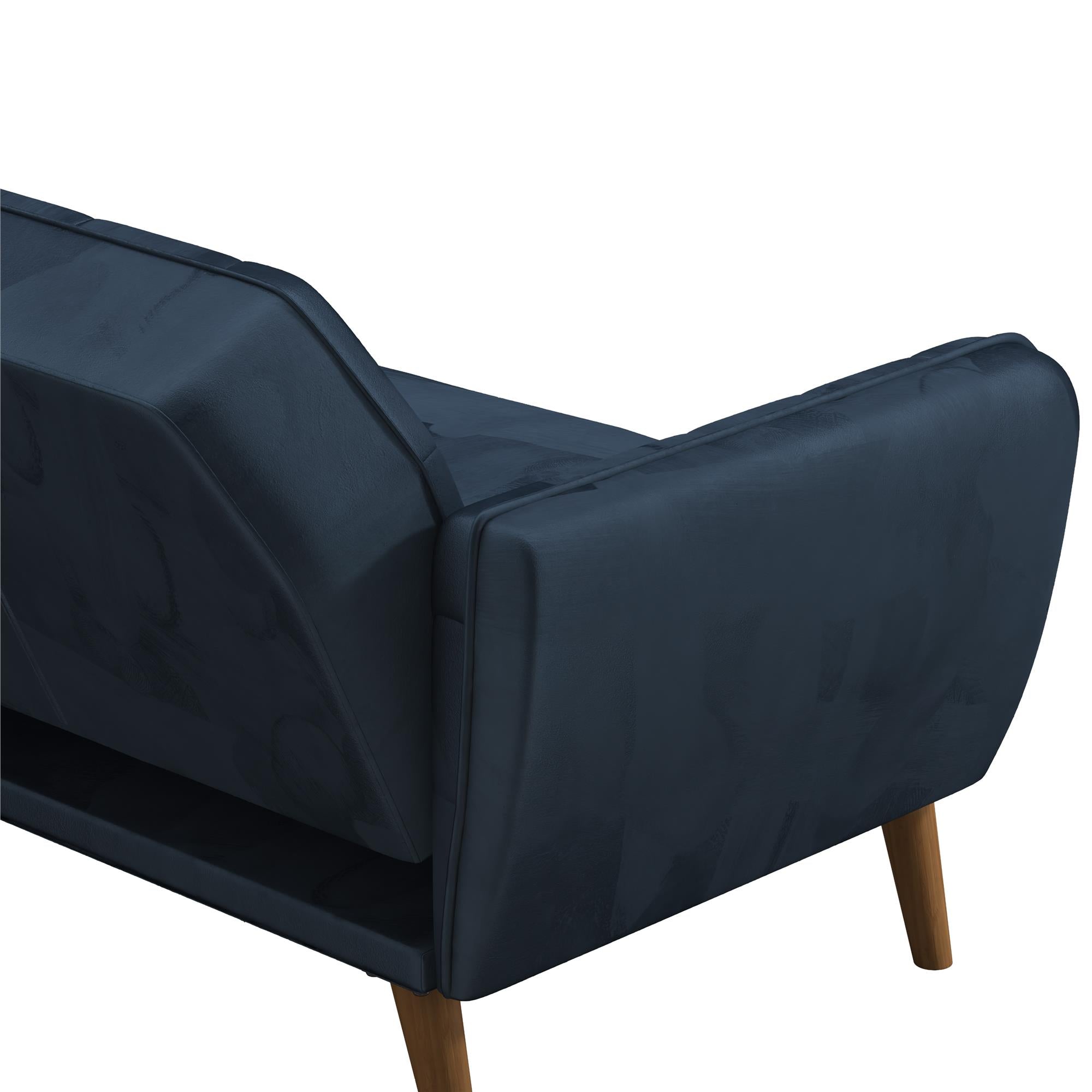 Novogratz Tallulah Memory Foam Futon Sofa Bed - Blue