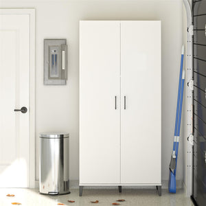 Systembuild Evolution Flex Tall Storage Cabinet - White