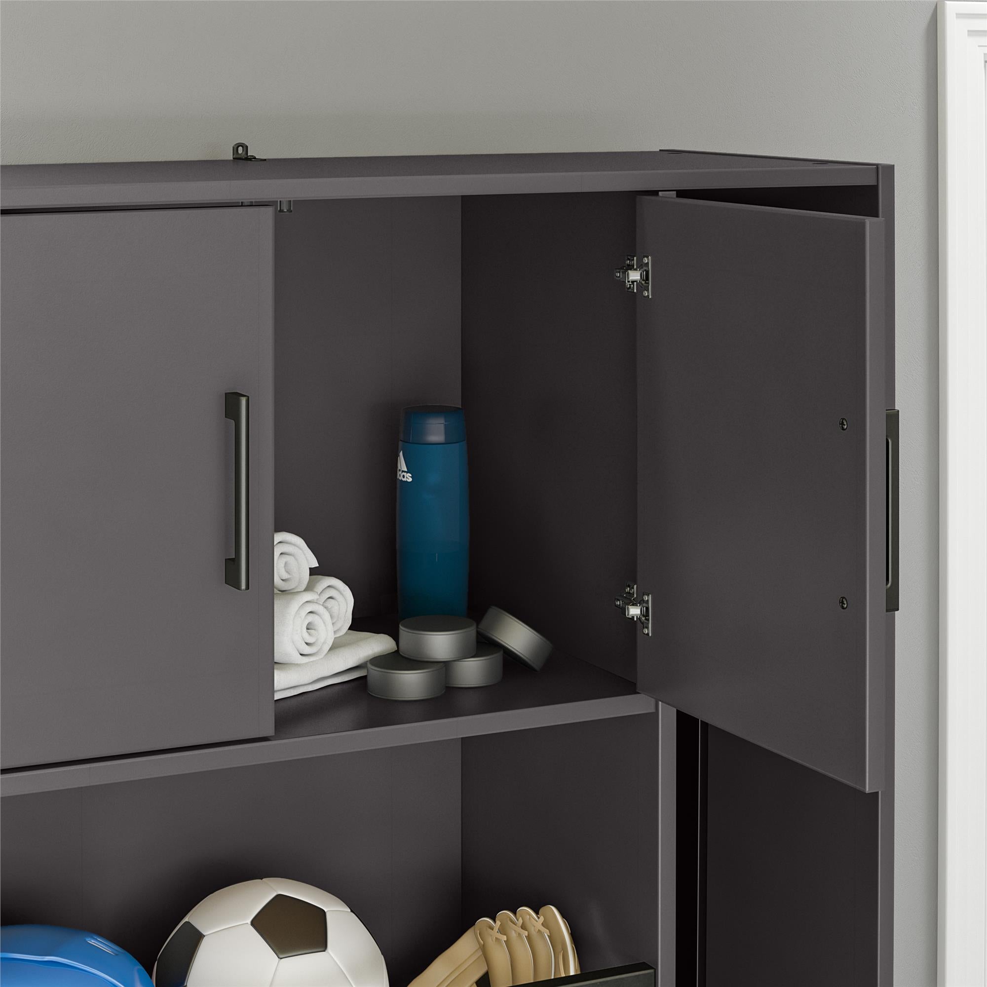 Systembuild Evolution Flex Sports Storage Cabinet - Graphite